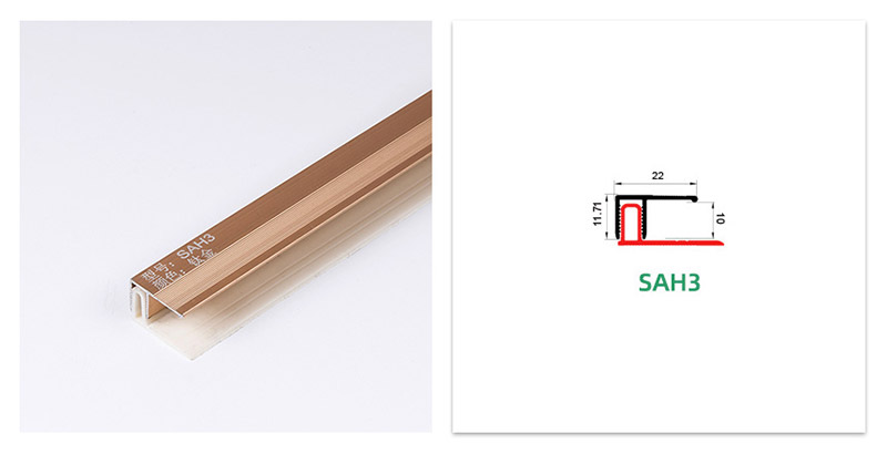 Metal End Profile for Laminate Flooring