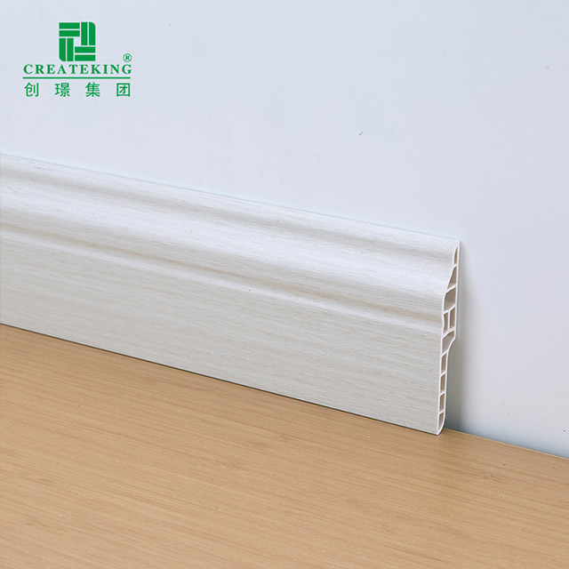 70*12mm PVC Floor Skirting for SPC Flooring