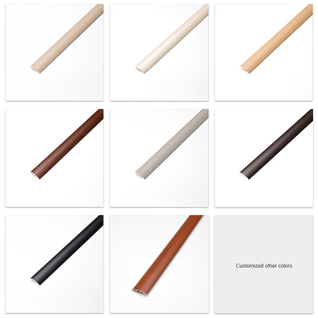 28*5mm Wood-grain PVC Flooring Reducer