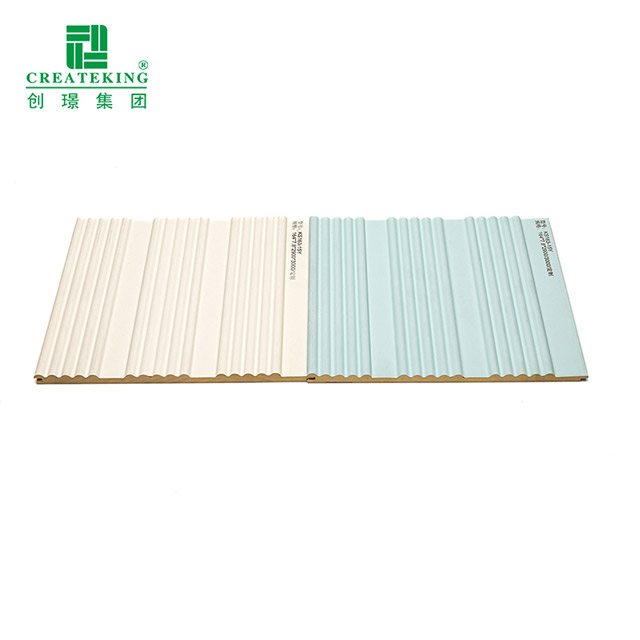 164*7.8mm Curved Solid Fluted Wall Panel