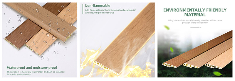 70*12mm PVC Pencil Skirting Board