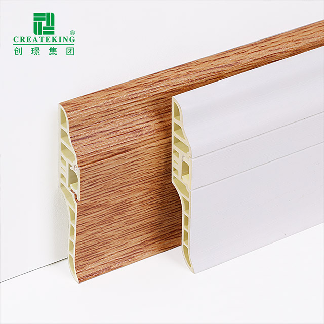 68*17mm PVC Hidden Nail Skirting Board