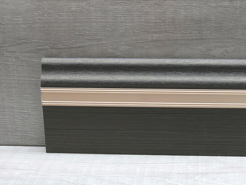 90*16mm PVC Lambs Tongue Hidden Nail Skirting Board