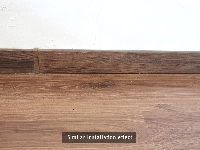 60*12mm PVC Clip-on Skirting Board