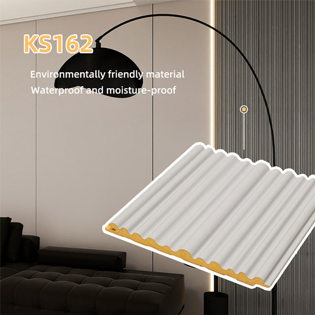 159*11mm Solid Wood Wave Shape Grille