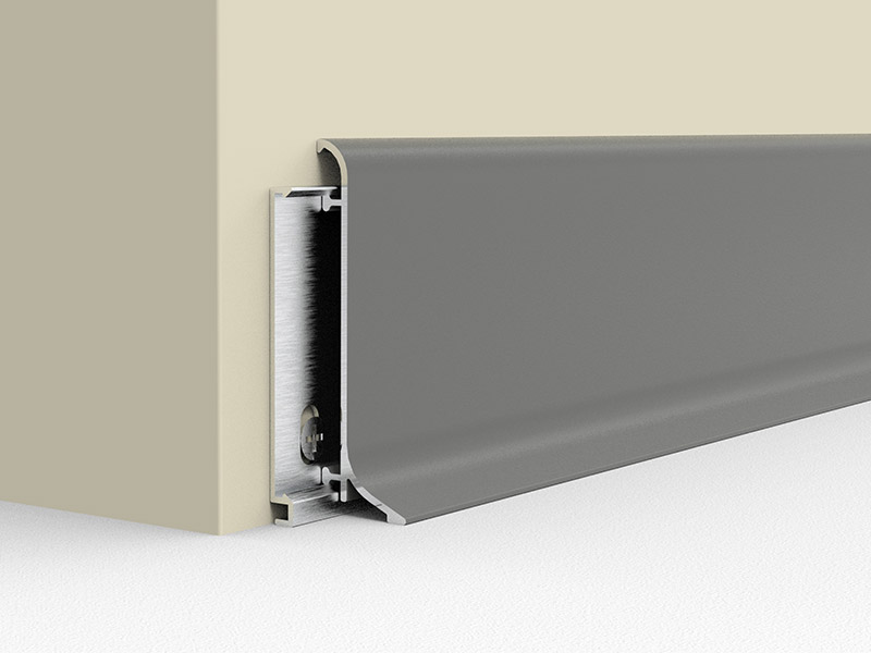 50*14.6mm Aluminum Alloy Skirting Board