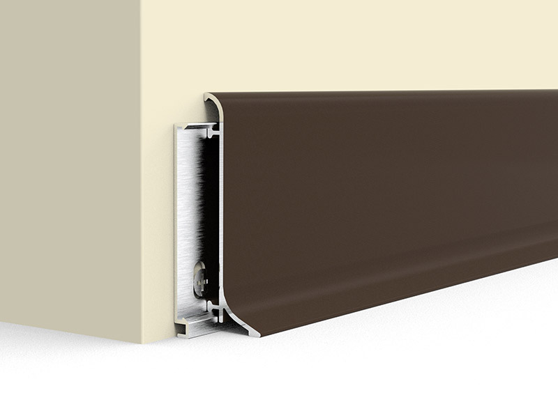 50*14.6mm Aluminum Alloy Skirting Board