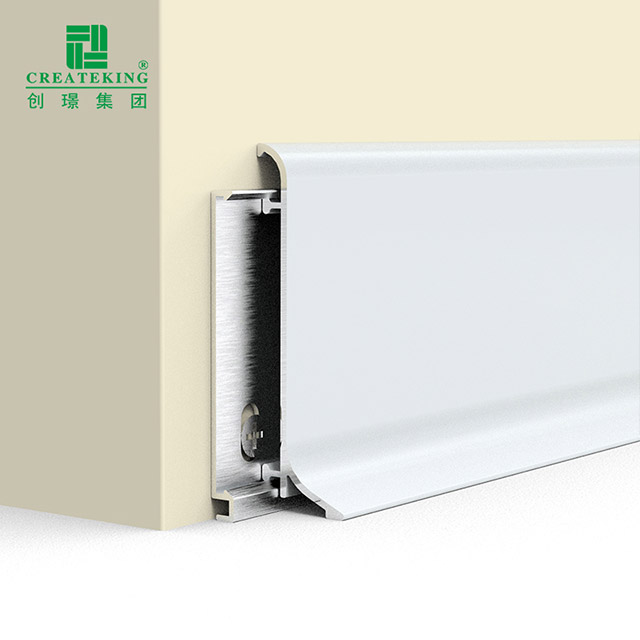 50*14.6mm Aluminum Alloy Skirting Board