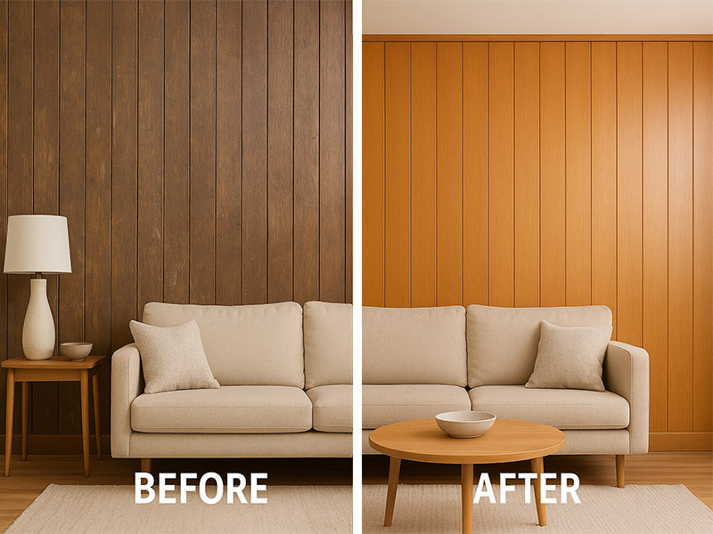How To Update Old Wood Paneling?