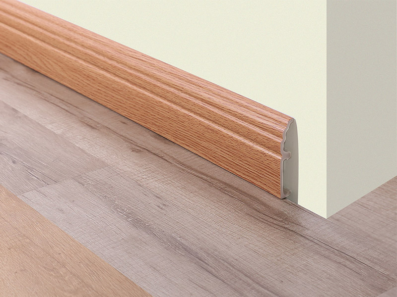 85*16mm PVC Clip-on Skirting Board