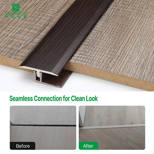 40*12.6mm PVC T-shaped Floor Edge Strips