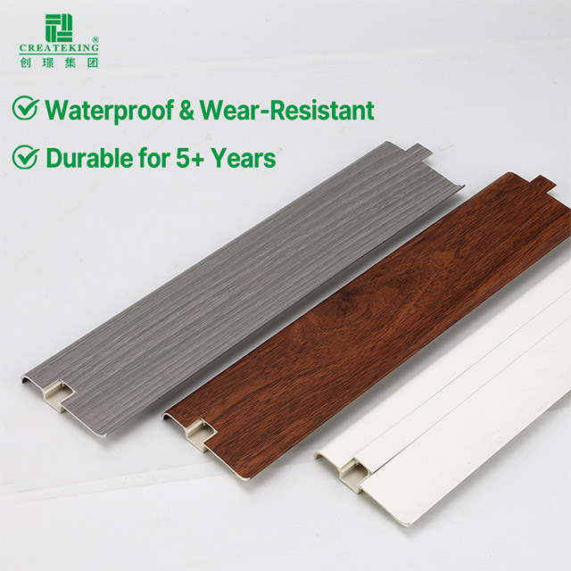 70*15mm PVC Floor Skirting with Accessories