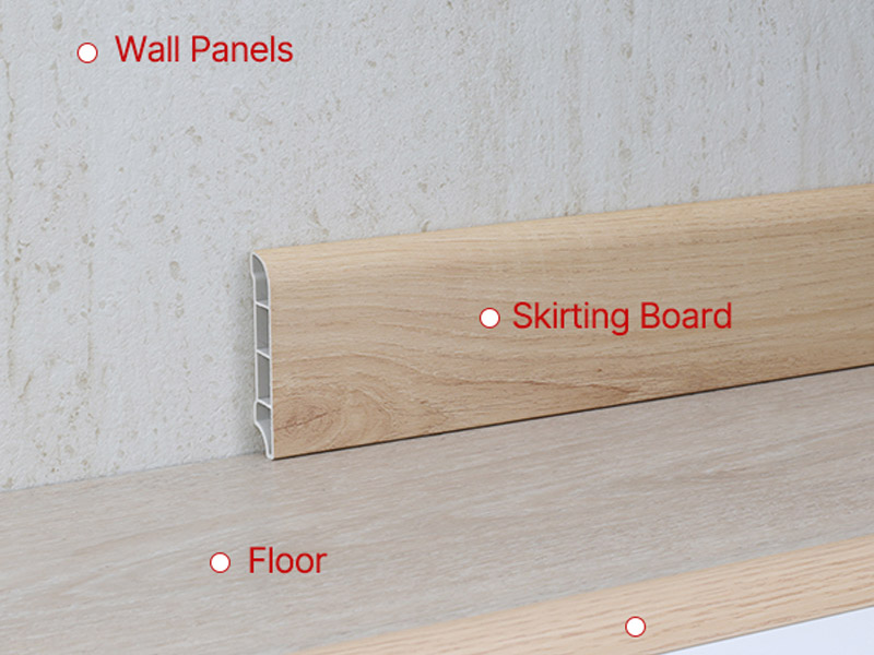 60*12mm SPC Wall Skirting