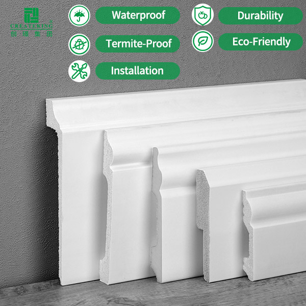 Polystyrene skirting board
