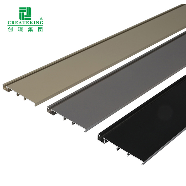 Aluminium Skirting Board With Led Strip Light