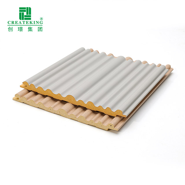 159*11mm Solid Wood Wave Shape Grille