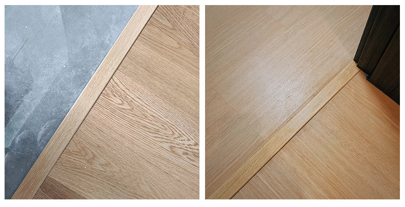 42*6.6mm PVC Wood Effect Door Threshold Strip