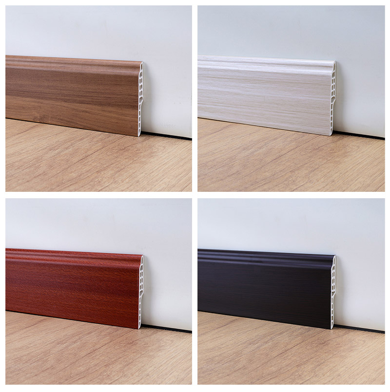 95*16mm PVC Lamb's Tongue Skirting Board