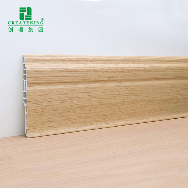 95*15.5mm PVC Lambs Tongue Skirting Board