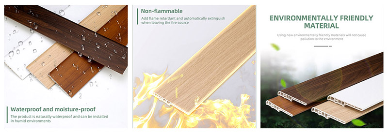 100*13mm SPC High Skirting Board