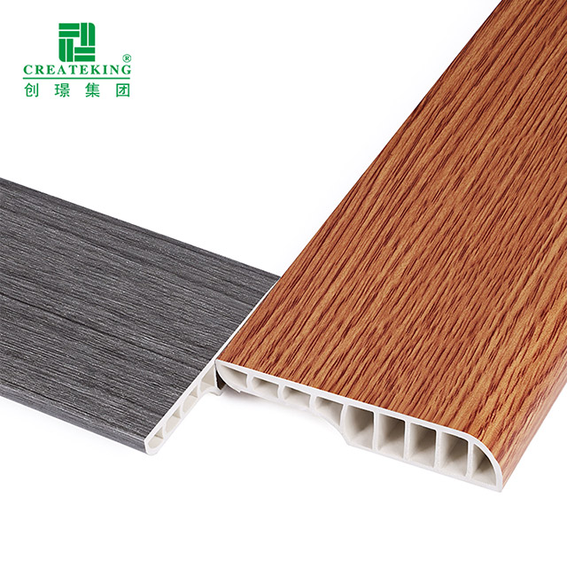 Grey Plastic Skirting Board