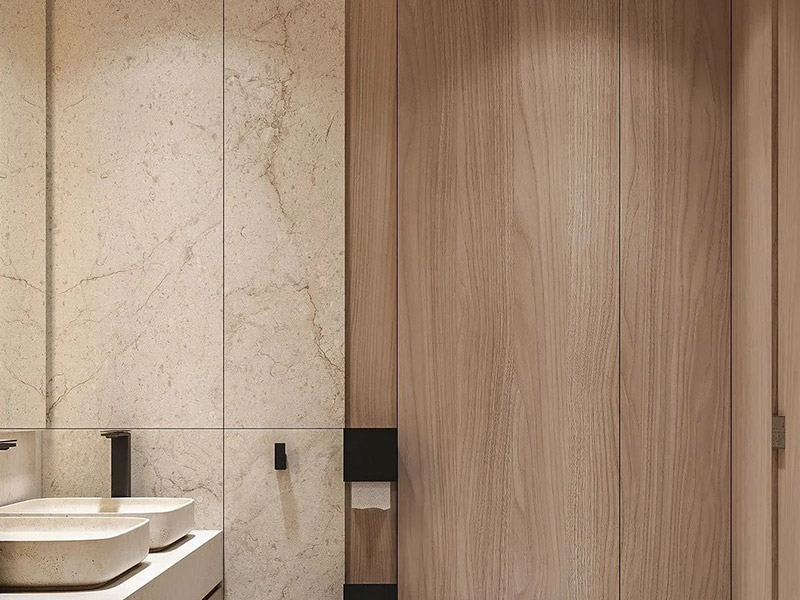 PVC Marble Sheet in The Bathroom