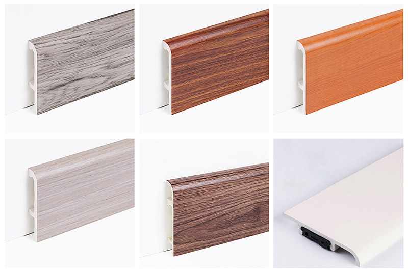 100*16mm PVC Clip-on Skirting Board