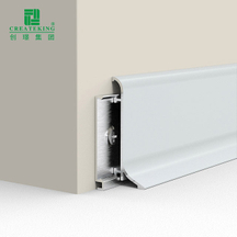 40*14.6mm Flat Aluminum Alloy Skirting Board