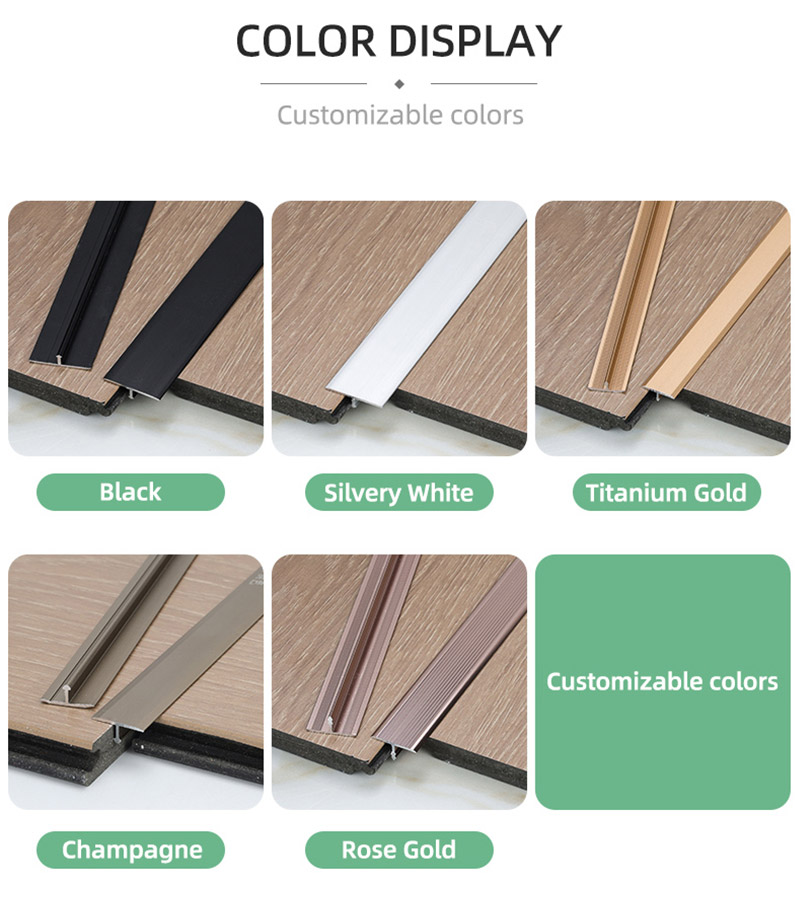 T-shaped Aluminum Floor Transition Strip