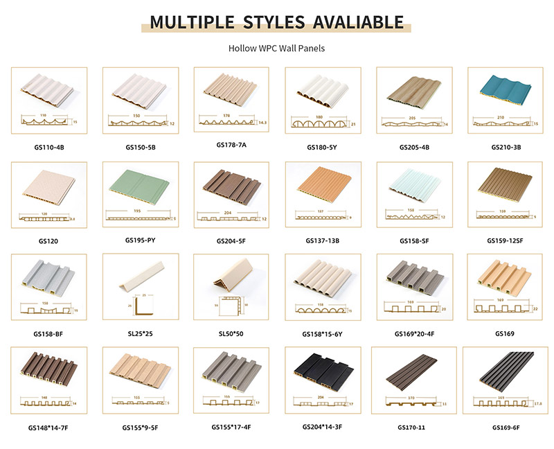 Hollow WPC Wall Panel