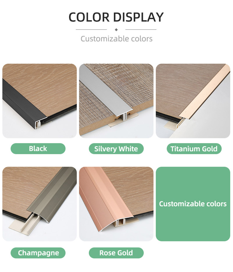 Aluminum End Profile for Laminate Flooring