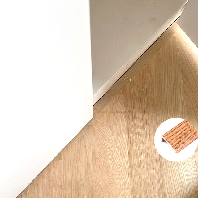 L-shaped Wooden Floor Edging Strips