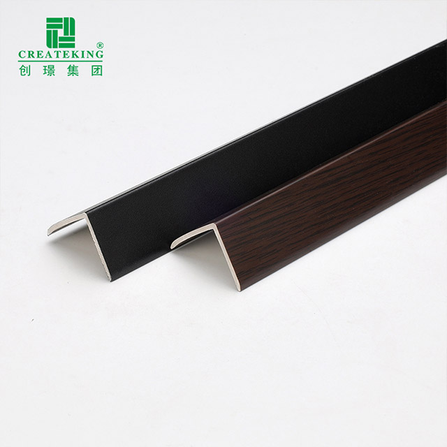 30*25mm PVC L-shaped Solid Wood Flooring Edging Strips