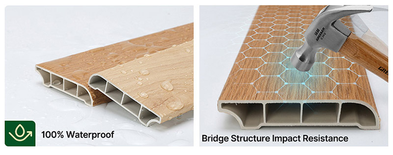 60*12mm SPC Wall Skirting