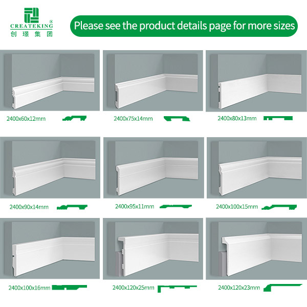 Polystyrene skirting board