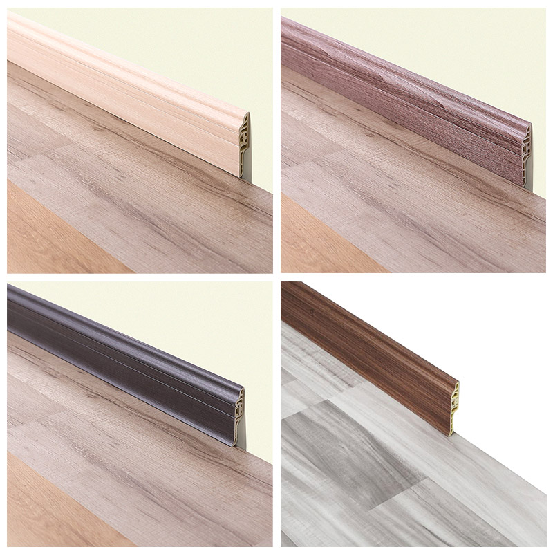 68*17mm PVC Hidden Nail Skirting Board