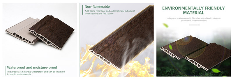 100*15mm PVC Lambs Tongue Skirting Board