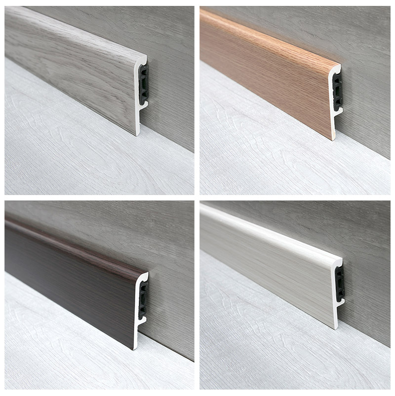 75*15mm PVC Clip-on Skirting Board
