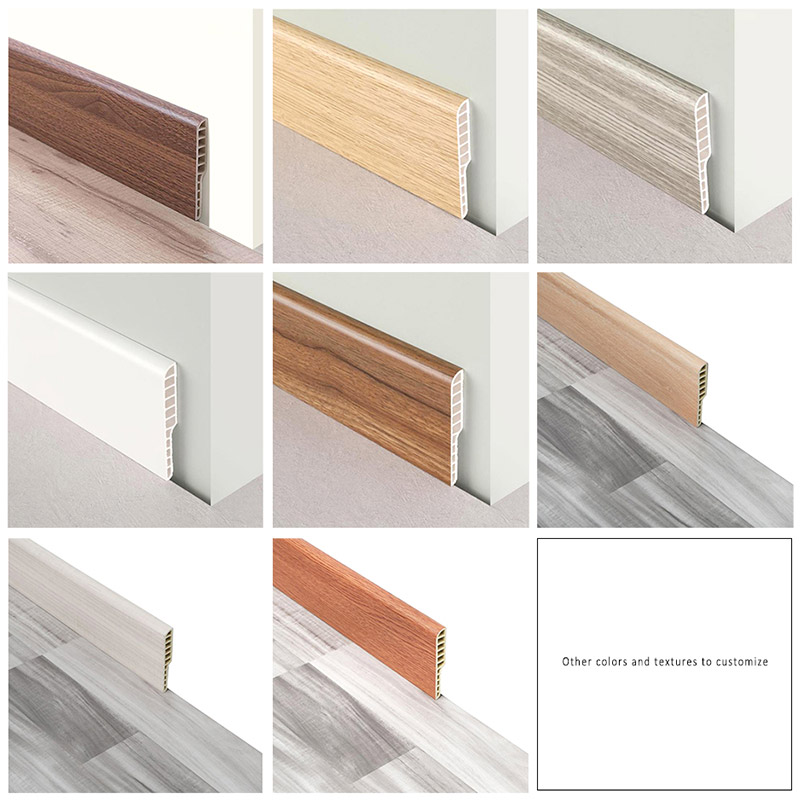 95*12mm PVC Pencil Round Skirting Board