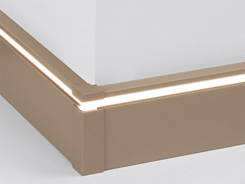 50*9mm LED Aluminum Skirting Board