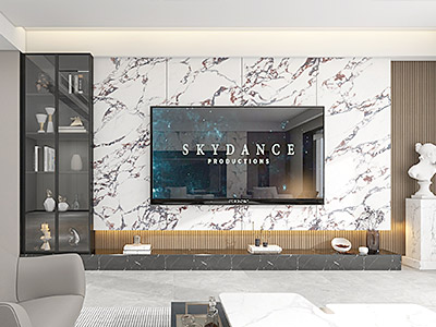 1220mm width imitation marble wall panel