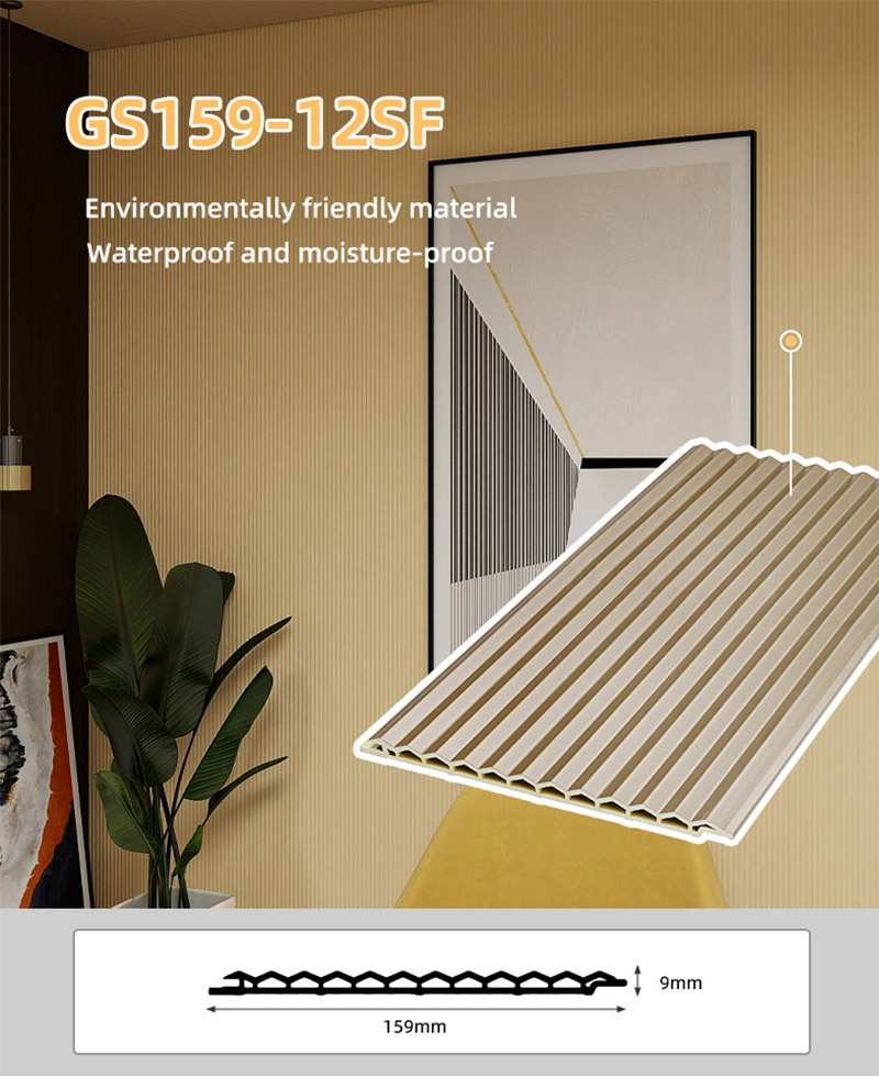 159*9mm Triangular Hole Fluted Wall Panels