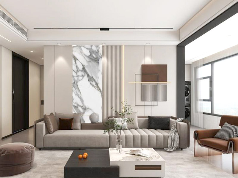 UV-coated marble sheet