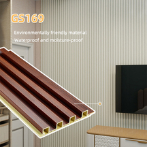 Integrated Durable WPC Wall Panel Ceiling Factory Price Fireproof Decorate Material for Home Decoration