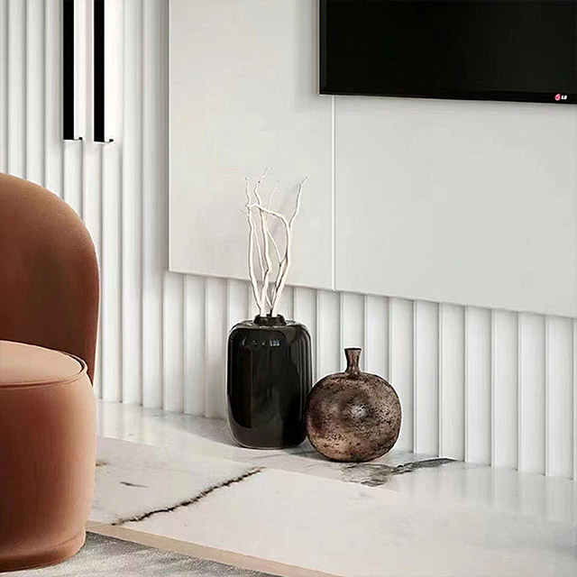 128*15mm Wave-shaped Inner Arc Fluted Wall Panels