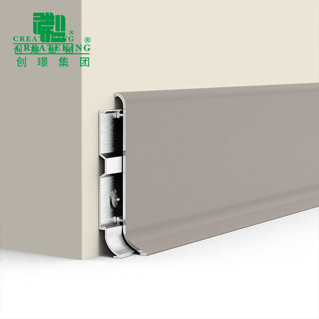 60*14.6mm Aluminum Alloy Skirting Board