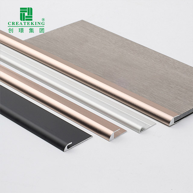 22x4.5mm Aluminum Square Cap Floor Transition Strip