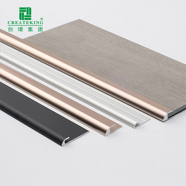 24.95x7.2mm Aluminum Square Floor Edge Trim