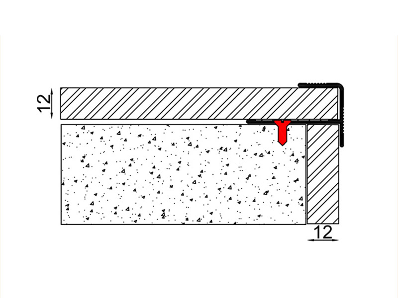 Aluminium Anti-slip Stair Nosings