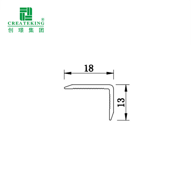 L-shaped SPC Floor Edging Trims